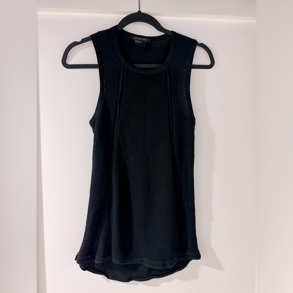 Armani Exchange black sweater top size S - Picture 1 of 4